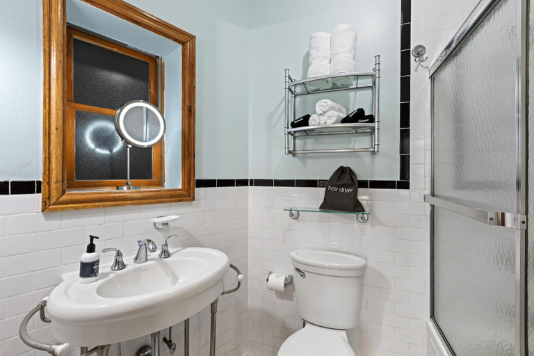 Bathroom 4, The Historic Blue Moon Hotel - NYC, New York