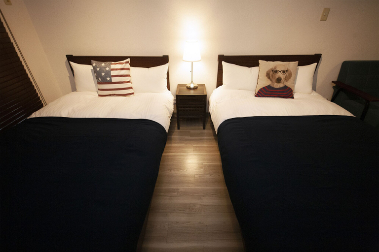Bedroom 3, goom Hotel Nakasu, Fukuoka