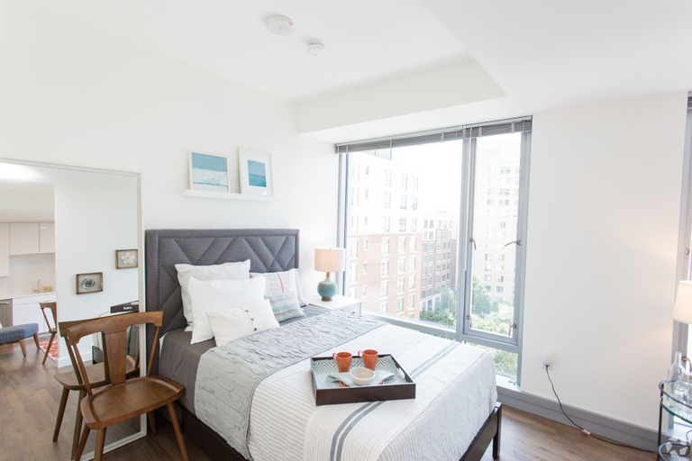 Bedroom 2, Luxurious 1bd/1ba Penthouse in Fenway - 1T, Boston