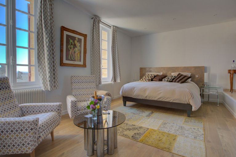 Bedroom 3, Chateau du Palanquey & SPA, Gironde