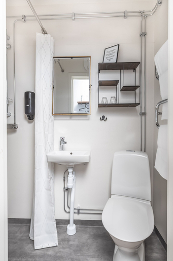 Bathroom 3, Järnvägshotellet i Edsbyn, Ovanåker