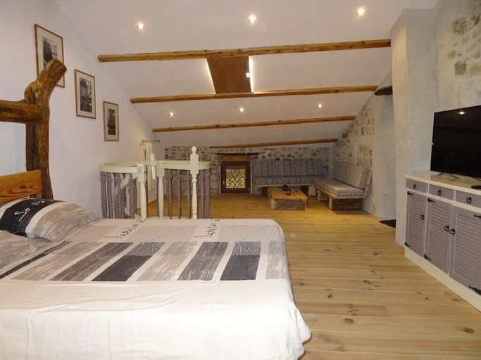 Bedroom 3, Chambre d'hôte le Mas du Galibot, Gard