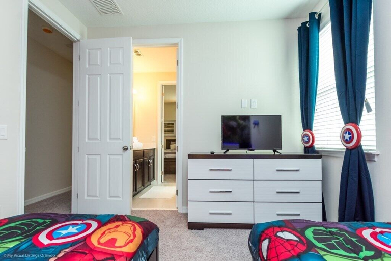 Bedroom 3, Solara 9bed 6.5ba Villa Games, Pool, Osceola