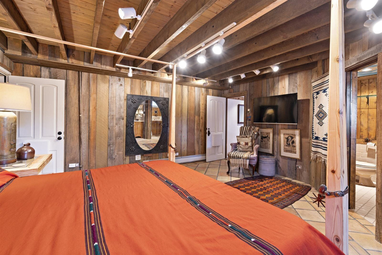 Bedroom 3, Cinco Chimineas - Indoor Pool, Walk to Canyon Rd, Authentic Historic Santa Fe, Santa Fe