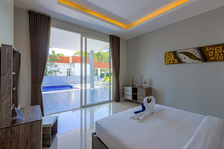 Bedroom 2, Modern 3Bedroom Pool Villa In ResortG207, Hua Hin