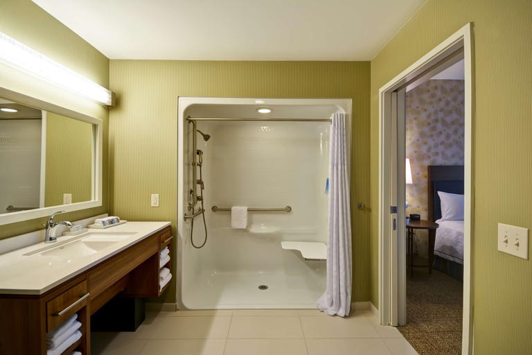 Bathroom 5, Home2 Suites by Hilton Decatur Ingalls Harbor, Morgan