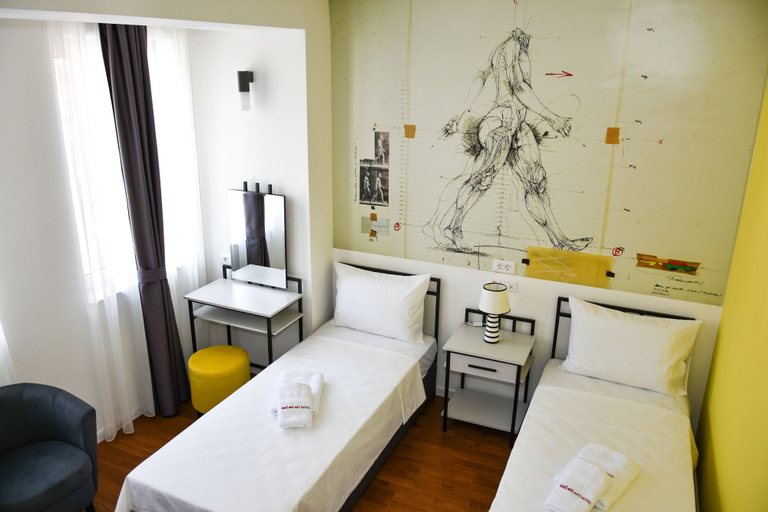 Bedroom 3, Osten Art Hotel, Skopje