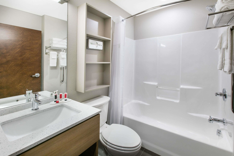 Bathroom 4, Microtel Inn & Suites by Wyndham Lubbock, Lubbock