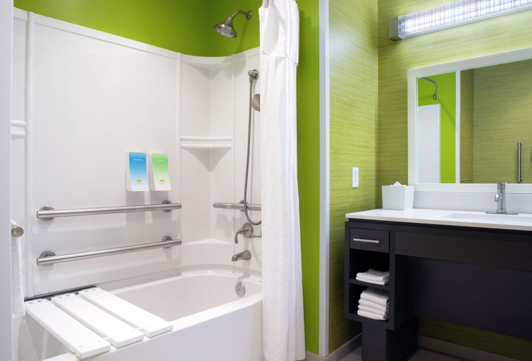 Bathroom 4, Home2 Suites by Hilton Indianapolis South Greenwood, Indianapolis