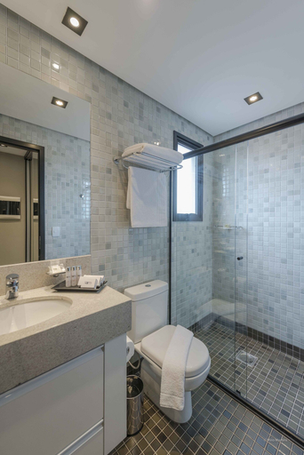 Bathroom 5, I am Design Hotel Campinas by Hotelaria Brasil, Campinas