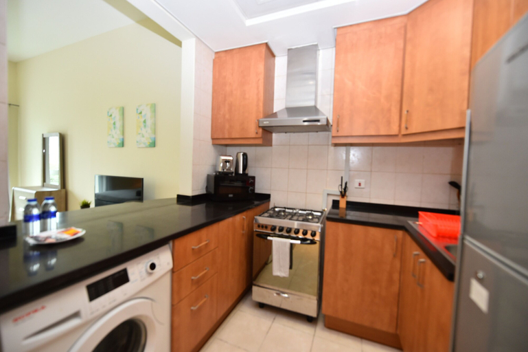 Private kitchen, JHN - Fully Furnished Studio Apartment, Dubai