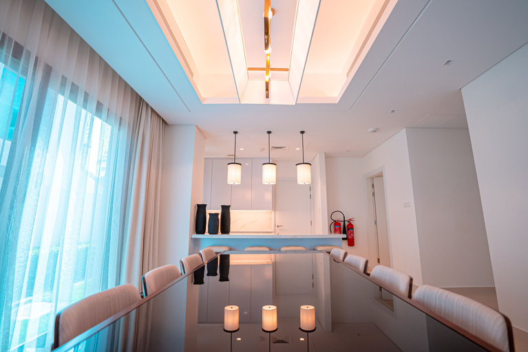 In-room dining, The Address Villas, Al Aqah