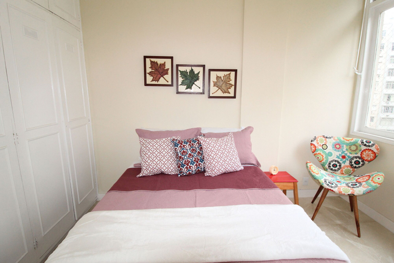 Bedroom 3, フラット イン コパカバーナ 4 ミニッツ フロム ザ ビーチ SF704, Rio de Janeiro