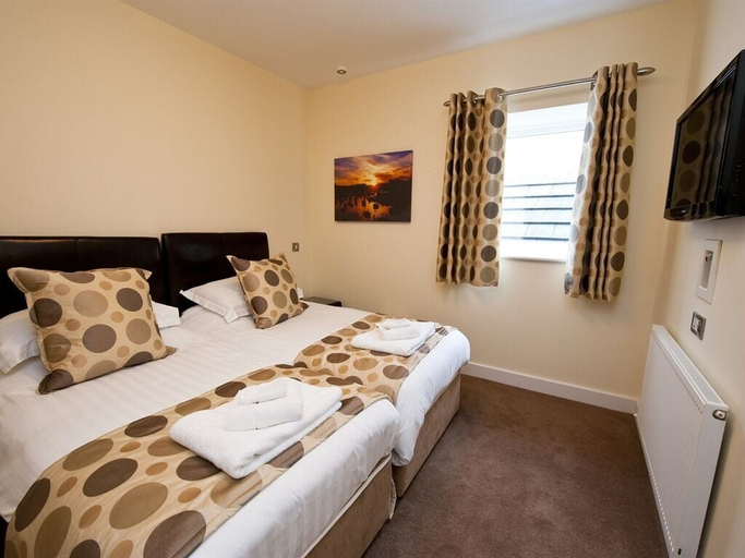 Bedroom 3, Harbourside Apartments, North Yorkshire