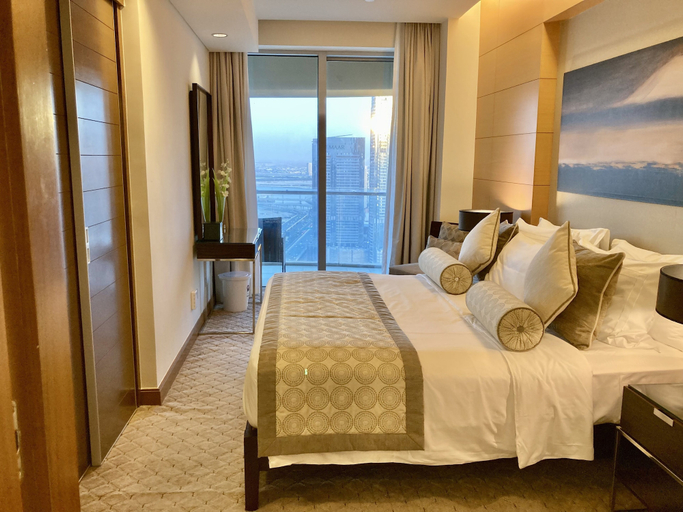 Bedroom 2, SuperHost- Classy Apt With Incredible Partial Fountain View I Address Dubai Mall, Dubai