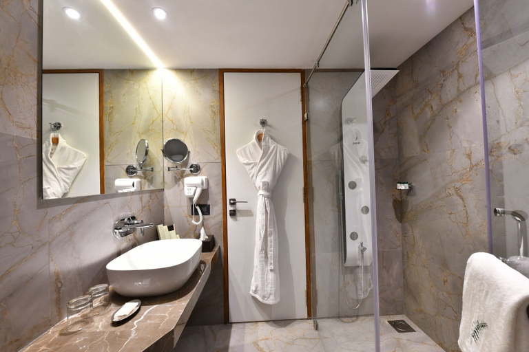 Bathroom 4, The Fern Residency Jamnagar, Series by Marriott, Jamnagar