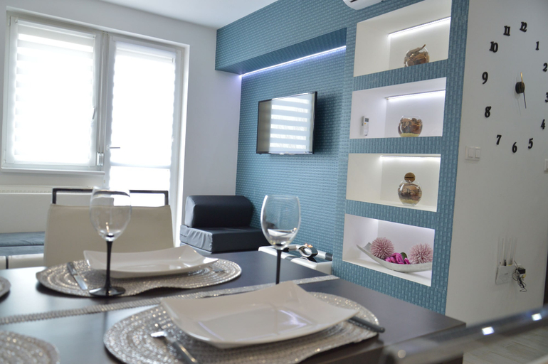 Bathroom, Gina Apartman, Debrecen