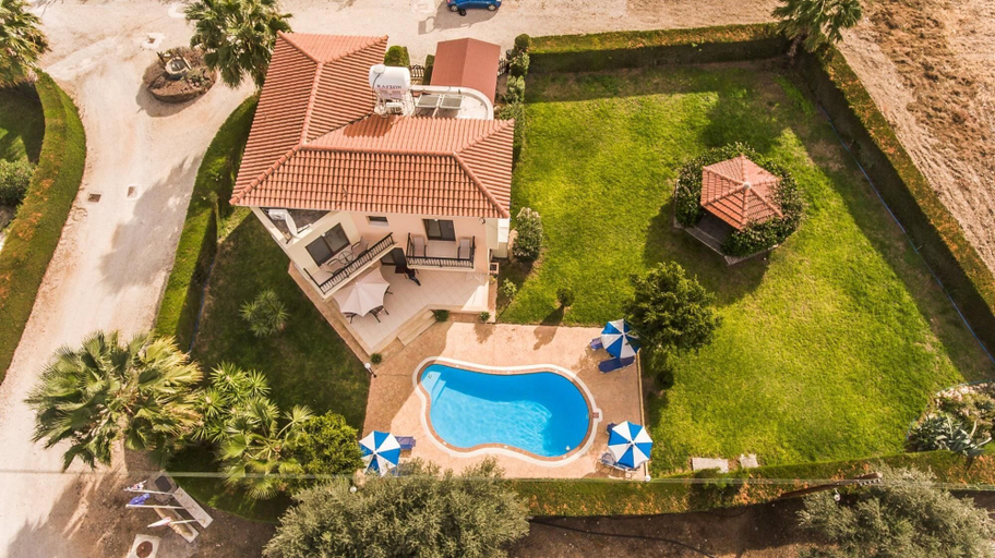 Exterior & Views 2, Villa Georgios Large Private Pool Walk to Beach Sea Views A C Wifi Eco-friendly - 2503