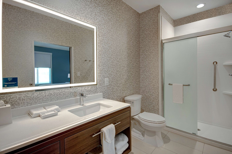 Bathroom 4, Home2 Suites by Hilton Burleson, Fort Worth