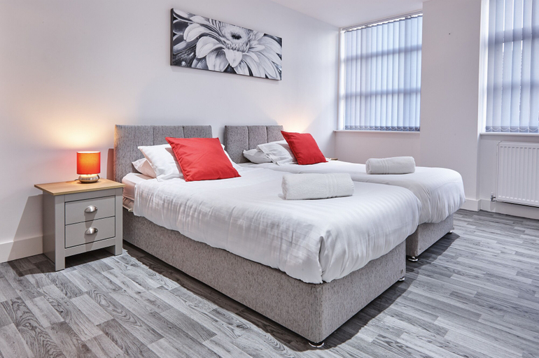 Bedroom 3, Winter Gardens Service Apartments 2, Blackpool