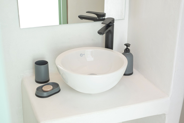 Bathroom 5, White Orchid Cave House & Studio, South Aegean