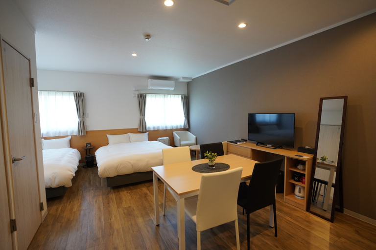 Bedroom 2, HOTEL R9 The Yard Honjo, Kamikawa