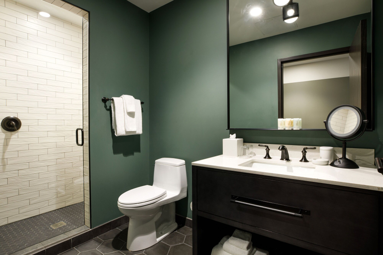 Bathroom 4, Cyrus Hotel, Topeka, a Tribute Portfolio Hotel, Shawnee
