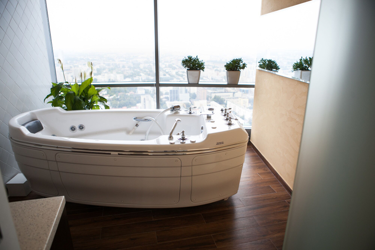 Bathroom 4, Visotsky Hotel, Ekaterinburg gorsovet