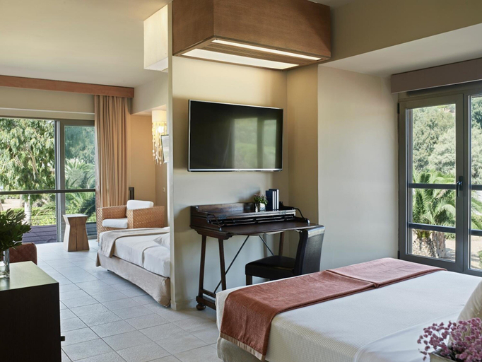 Bedroom 2, Aegeon Beach Hotel, Attica