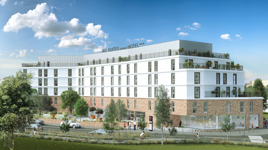 Exterior & Views 2, All Suites Appart Hôtel | Palaiseau - Massy TGV, Essonne