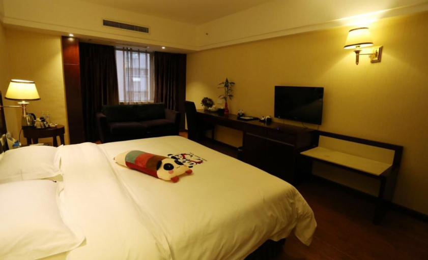 Bedroom 2, Panda Prince Hotel Hongpailou Branch, Chengdu