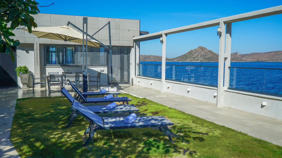 Terrace/patio 2, Çimentepe Residence Deluxe, Bodrum