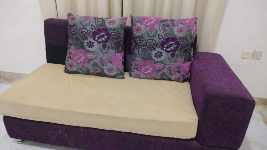 Living area 2, 1 bedroom apartment near Corniche Ajman, Ajman