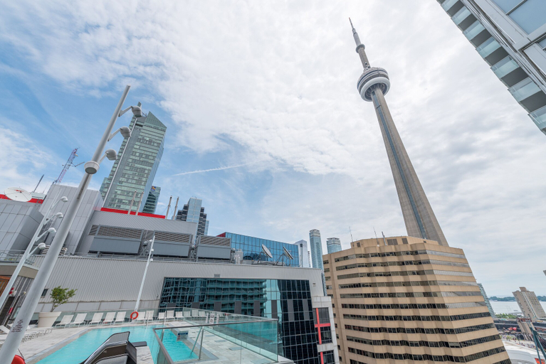 Exterior & Views 2, Grand Royal Condos - CN Tower, Toronto