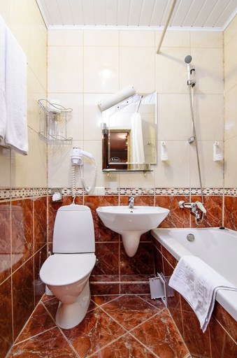 Bathroom 4, Hotel Zemaites, Vilniaus