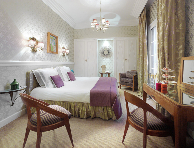 Bedroom 3, Hotel Belles Rives, Alpes-Maritimes
