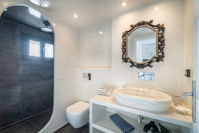Bathroom 5, Rhenea Resort, South Aegean