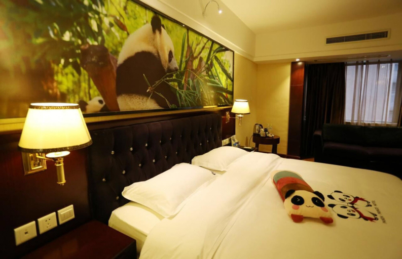 Bedroom 4, Panda Prince Hotel Hongpailou Branch, Chengdu
