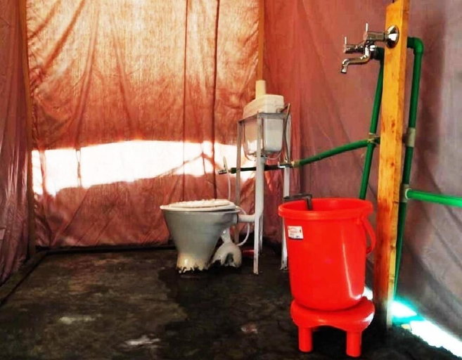 Bathroom, Edel Weiss Camp, Leh