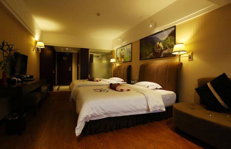 Bedroom 5, Panda Prince Hotel Hongpailou Branch, Chengdu