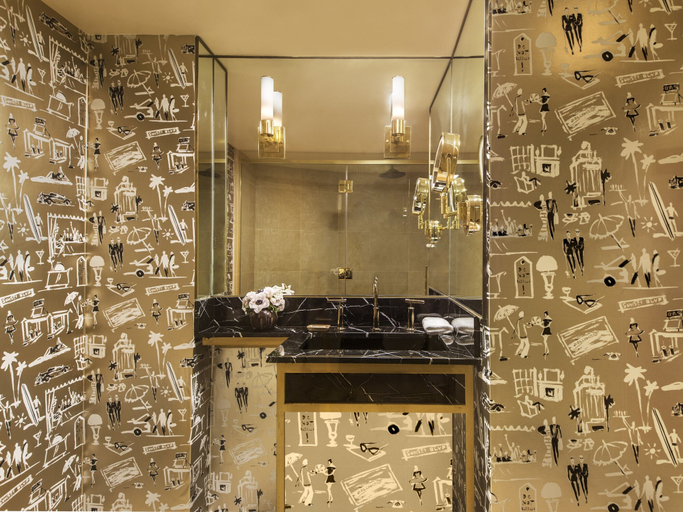 Bathroom 5, Sunset Tower Hotel, Los Angeles