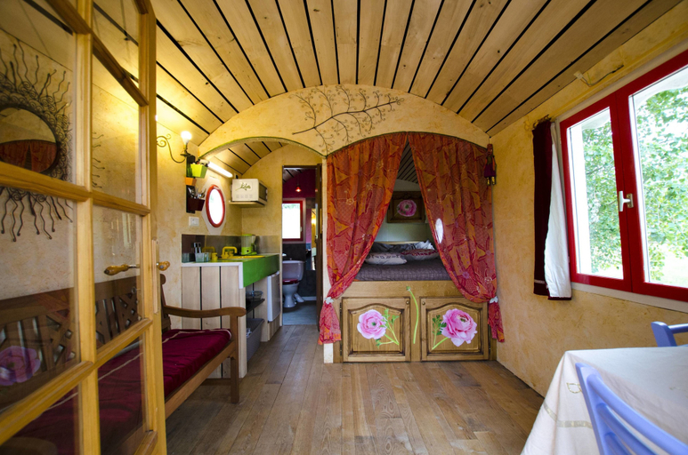 Bedroom 3, L'ecrin du Segala - La roulotte, Aveyron