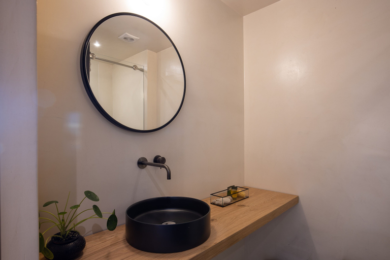 Bathroom 4, Akrogiali Beach Hotel Apartments, Crete