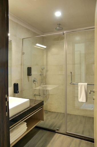 Bathroom 3, Purple Cloud Hotel, Bangalore