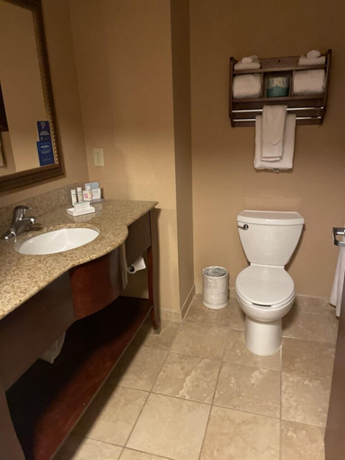 Bathroom 5, Hampton Inn Rawlins, Carbon