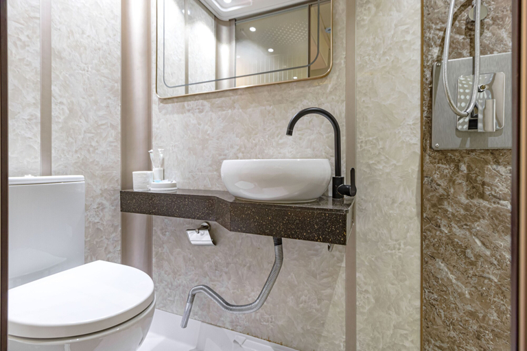 Bathroom 3, CAPS LOCK Future Hotel, Astana City