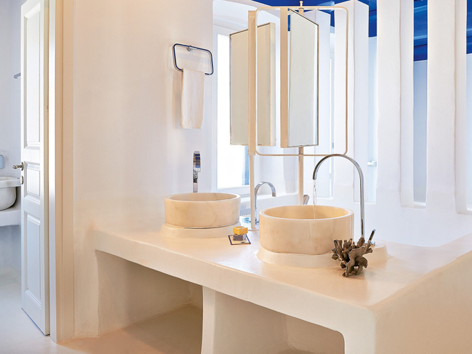Bathroom 4, Mykonos Blu, A Resort to Live, South Aegean
