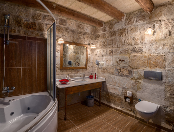 Bathroom 5, Hotel Temenni Evi, Ürgüp