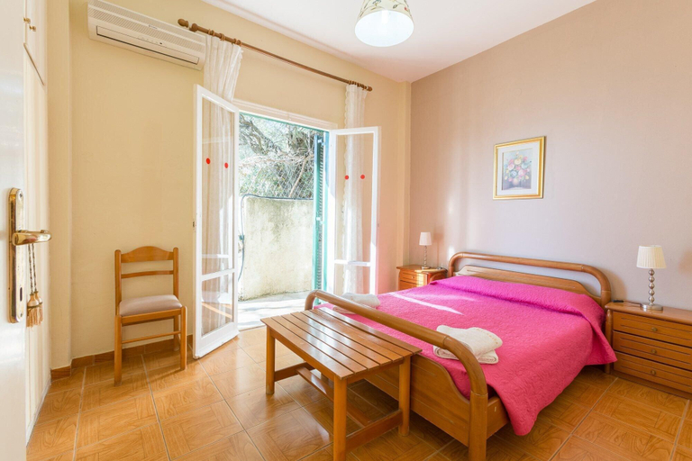 Bedroom 4, Michalis Large Private Pool Walk to Beach Sea Views A C Wifi Car Not Required Eco-friendly - 1828, Ionian Islands