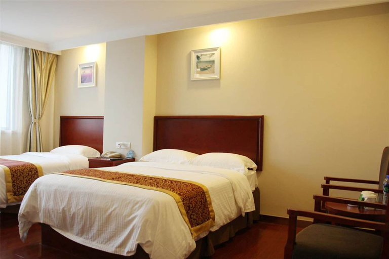 Bedroom 2, GreenTree Inn SuZhou LingBi County Middle JieFang Road Express Hotel, Suzhou